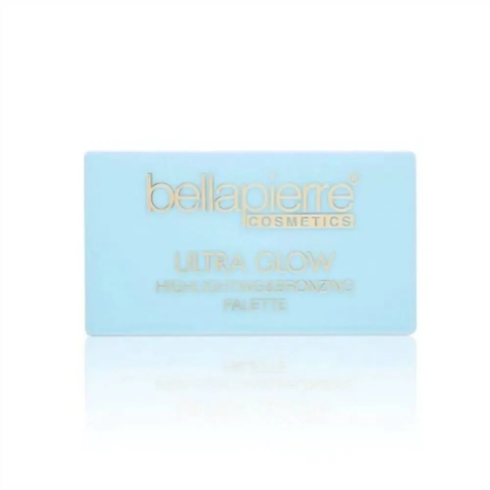 NEW BELLAPIERRE COSMETICS ultra glow highlighting & bronzing palette